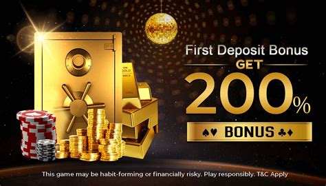 Poker First Deposit Bonus