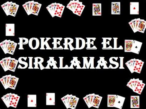 Poker Kazanma Sırası Poker Kazanma Sırası