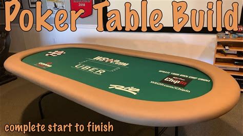 Poker Table Building Materials