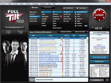 Poker full tilt freerolls