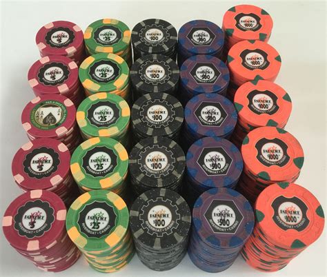 Poker in contact chips