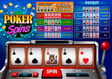 Poker slot maşını oyna