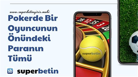 Pokerde Bir Oyuncunun Önündeki Paranın Tümü Bulmaca