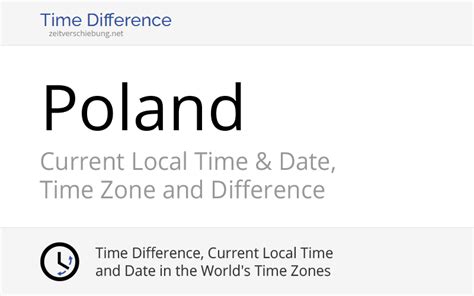 Poland Time Zone To Est