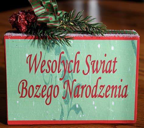 Polish Christmas Card Greetings