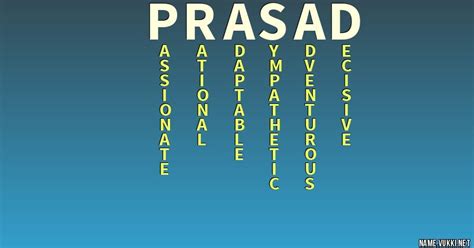 Prasad Meaning In English