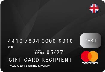 Prepaid Mastercard Gift Card Uk