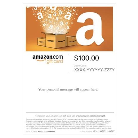 Print Amazon Gift Card