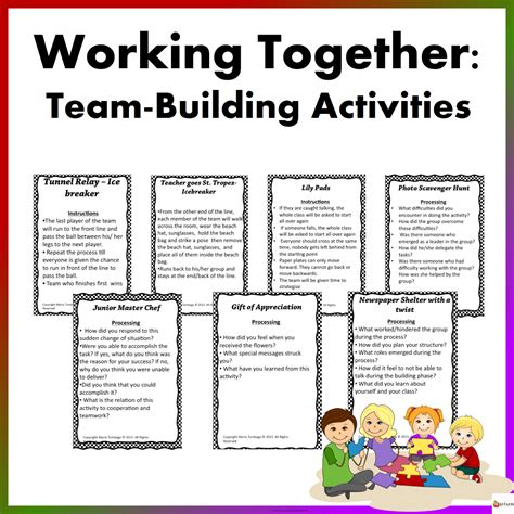 Printable Team Building Worksheets Pdf