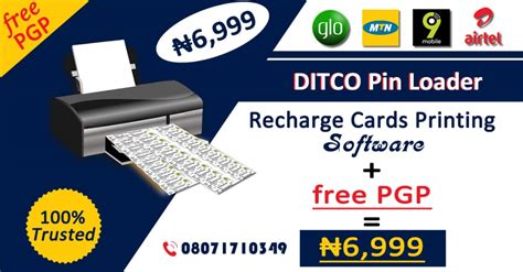 Printing Recharge Card Business