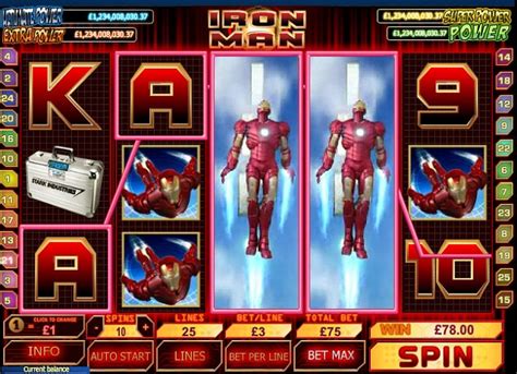 Pulsuz və qeydiyyat olmadan oynamaq üçün Iron man slot maşını