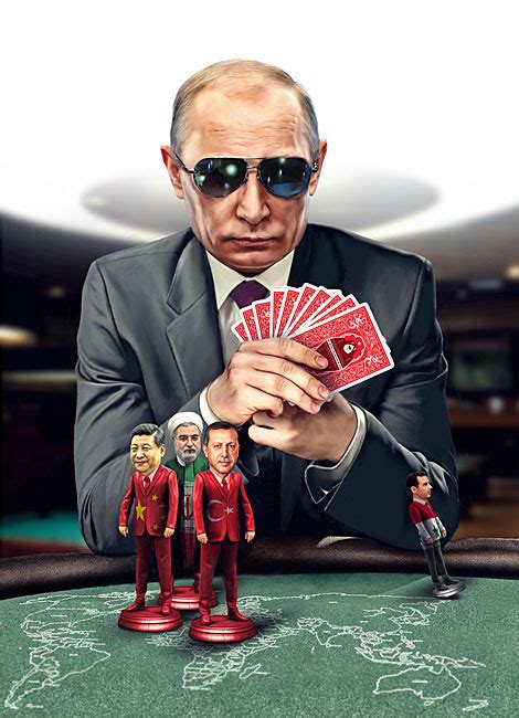 Putin poker oynayır
