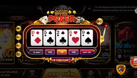 Qeydiyyatsız onlayn mini poker oynayın