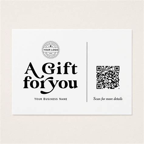 Qr Code Gift Card