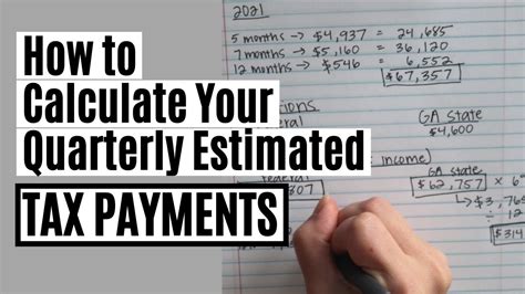 Quarterly Payments Calculator