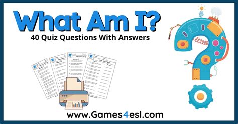 Quiz Questions What Am I