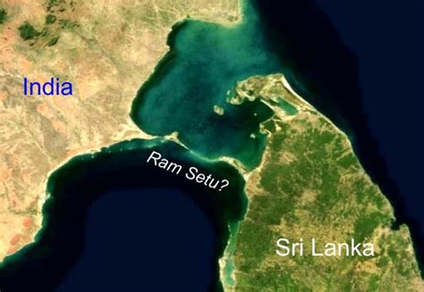 Ram Setu Bridge Distance