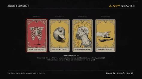 Rdr2 Ability Card Guide