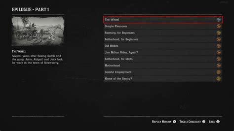 Rdr2 Online Story Missions List