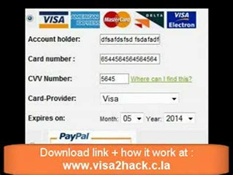 Real Free Credit Card Generator