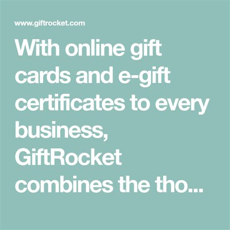 Redeem Giftrocket Gift Card