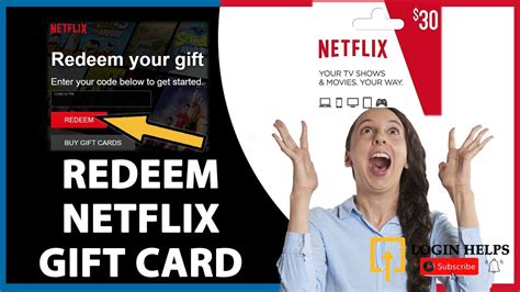 Redeem Netflix Gift Card