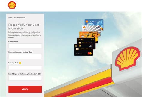Register Shell Credit Card