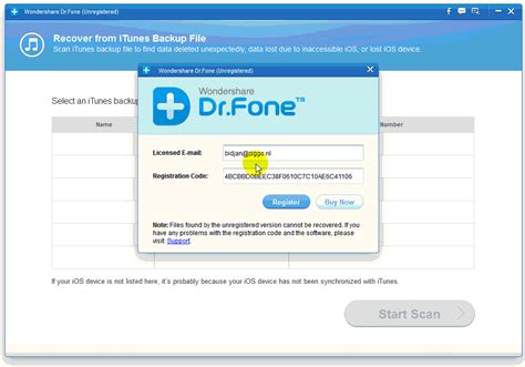 Registration code for dr fone تحميل