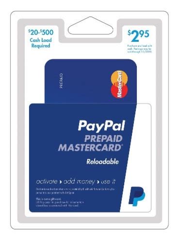 Reload Paypal Prepaid Card Online