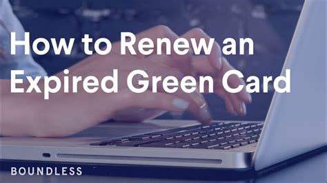 Renewing Expired Green Card