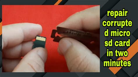 Repair Damaged Micro Sd Card