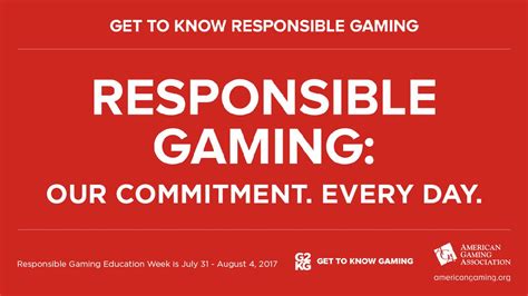 Responsible Gaming Information