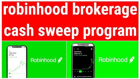 Robinhood Deposit Sweep Program