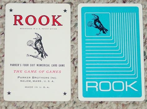 Rook Rules Card Game