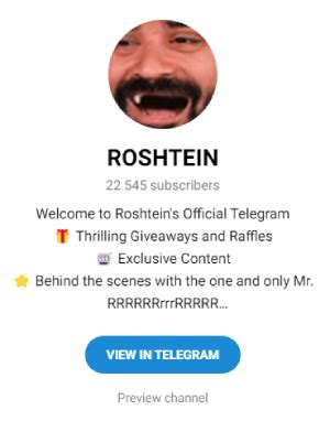 Roshtein Telegram