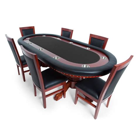 Round Poker Table Set