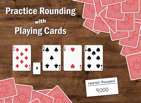Rounding Games With Playing Cards