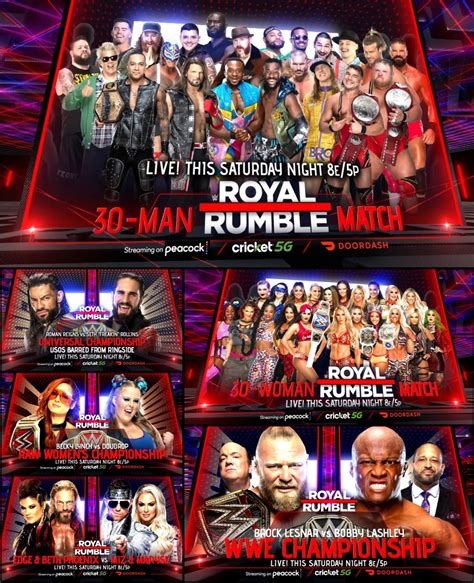 Royal Rumble Match Card