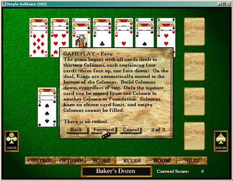 Rules For Solitaire Hoyle