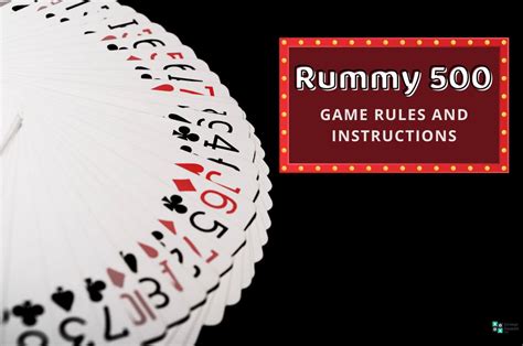 Rummy 500 Rules Pdf