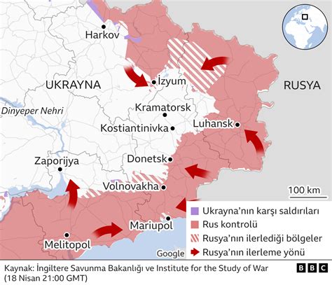 Rusya ukrayna son durum haritası