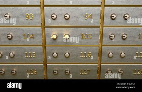 Safe Deposit Box Golden 1