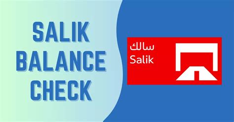 Salik Balance Checking Online
