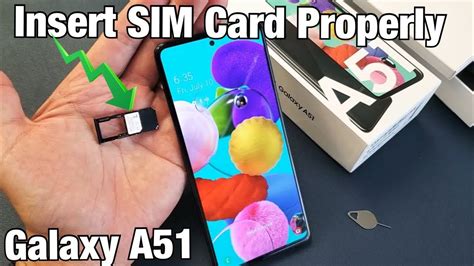 Samsung A51 Sim Karte