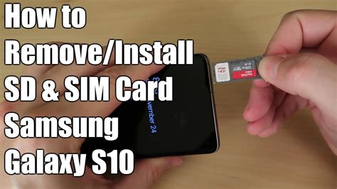 Samsung S10e Remove Sim Card