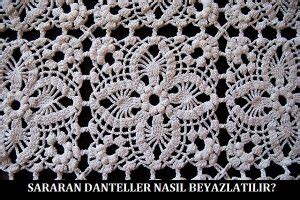 Sararan dantelleri nasıl beyazlatılır