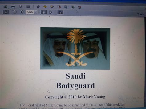 Saudi bodyguard pdf بالعربي