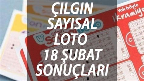 Sayısal Loto Sonucu