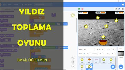 Scratch yıldız toplama oyunu