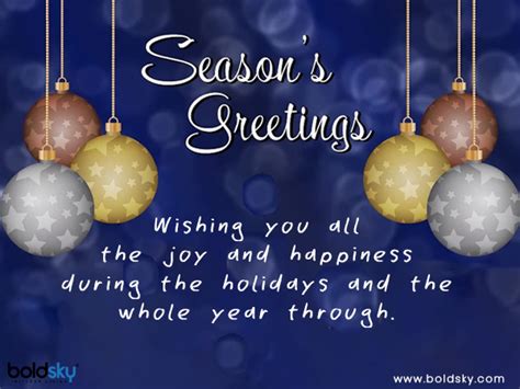 Seasons Greetings Messages To Colleagues